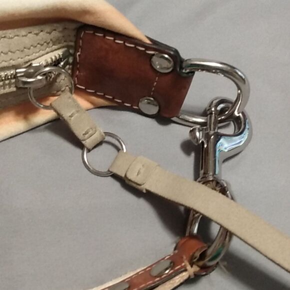 Coach Hampton Watercolor‎ Stripe Small Hobo Bag USED - Picture 8 of 14